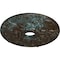 Ekena Millwork Norwich Ceiling Medallion (Canopies up to 4 1/2"), 18"OD x 3 1/2"ID x 1 3/8"P, Bronze Blue Patina CM18NOBBS - alternate 2